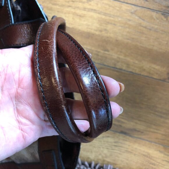 Fossil Long Live Vintage 1954 Bag/Satchel in brown/pewter - Picture 10 of 12